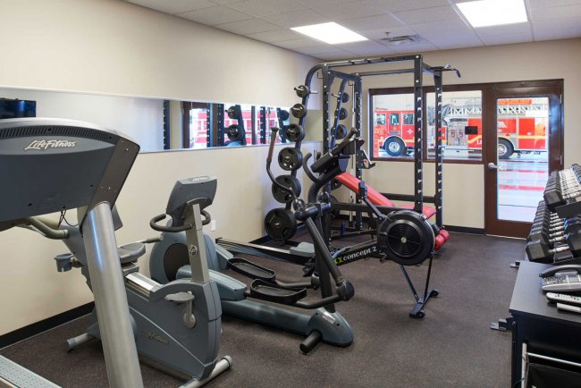 Travelers Rest SC, Fire Station Design - Fire Station Fitness Center